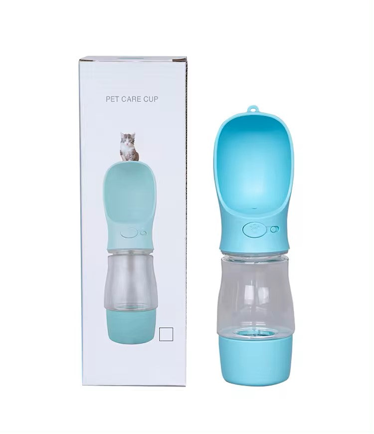 Portable Dog/Cat Food and Water Bottle - Leak Proof & Travel Friendly