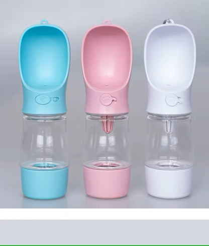 Portable Dog/Cat Food and Water Bottle - Leak Proof & Travel Friendly
